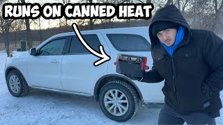 Car Camping in -29 degrees with NEW Heater 🥶 Extreme Winter SUV Camping