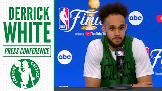 Derrick White on Limiting Turnovers for Game 3 | Celtics Practice
