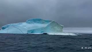 Spectacular Iceberg Collapsing, Saint Anthony, Newfoundland \u0026 Labrador, Canada, June 2022