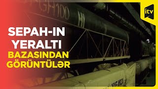 İran gizli yeraltı raket bazasını nümayiş etdirdi