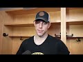 korpisalo coyle mcavoy and sacco comment on the bruins 6 2 loss in columbus