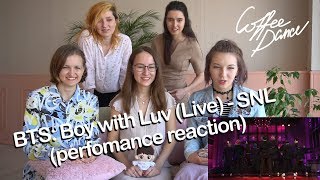 K-pop cover dancers react to BTS - Boy with Luv (Live) - SNL perfomance [Russia]