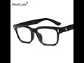 0382-Fashion Retro Men's Women's Clear Lens Nerd Geek Glasses Eyewear Unisex