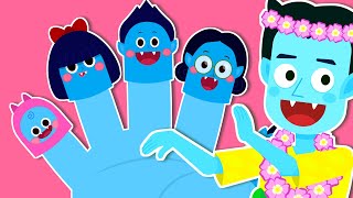 [Sing Along] Finger Family | Dracula Family Song | Nursery Rhymes for Kids ★ TidiKids