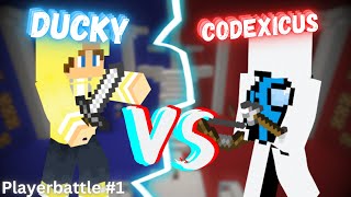 DUCKY VS CODEXICUS | MINECRAFT PLAYERBATTLE: THE GAMESHOW | Kreeg