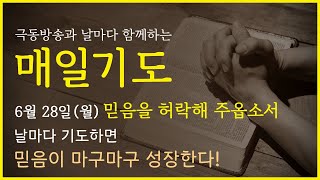 [매일기도] 6월 28일. 온전한 믿음을 허락해 주옵소서.