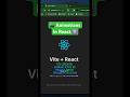 Animations in React | Framer Motion