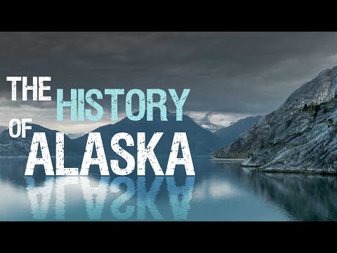 How were the mountains in Alaska formed?