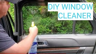 DIY Window Cleaner.