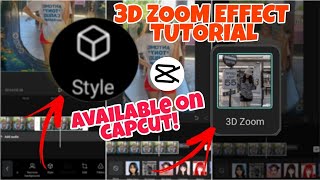 3D Zoom effect tutorial Capcut video editing tutorial