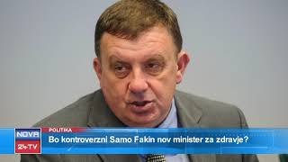 [Prispevek Slovenija] 30.08.2018 Nova24TV: Bo kontroverzni Samo Fakin nov minister za zdravje