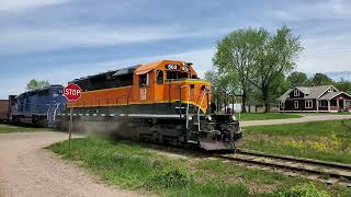 Transporting MOW Cargo Aboard This Train, Some Major Work Ahead? #trains | Jason Asselin