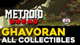 Metroid Dread Ghavoran All Collectible Locations (100% Items) (All Missile Tanks, Energy Tanks...)