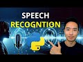 Speech to Text Python Code using Speech Recognition for Any Language
