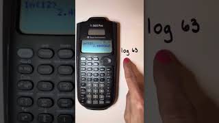 How to put any Logarithm into the TI 36X Pro Calculator