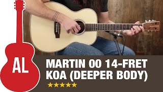 Martin 00 14-fret Custom Koa (Deeper Body) Review