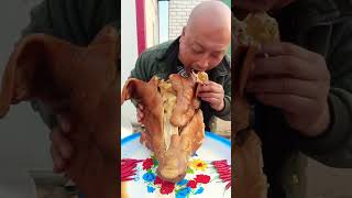 Mukbang: Ultimate Feast of Enjoying Delicious Pig's Head Meat