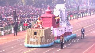 Assam and Tripura tableau dress rehearsal for Republic Day 2019