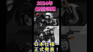 2024新型GROM 日本モデル正式発表#グロム#モデルチェンジ