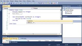 Visual Basic Tutorial 145 Game Part 1 Class Libraries