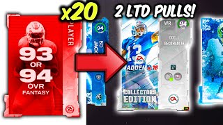 *2 LTD PULLS!* I Open the BEST Packs in Madden 24 History! (Cover Athlete Collectors Bundle)