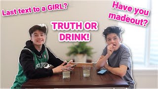 Truth Or Drink | I Exposed My Twin Brother