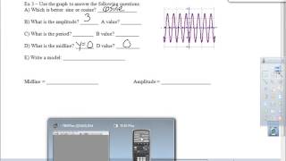 Finding Models for Sinusoidal Graphs and Data