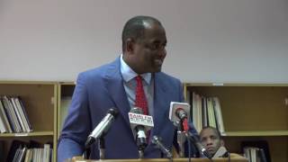 Westcoast Road Rehabilitation Signing Ceremony: Prime Minister Roosevelt Skerrit