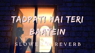 Tadpati Hai Teri Baatein | Slowed & Reverb | Arijit Singh | TM LOFI