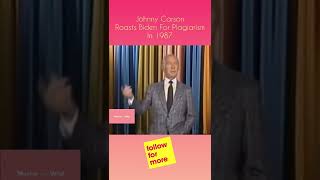 Johnny Carson Roasts Biden For Plagiarism