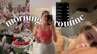 6am PRODUCTIVE & *REALISTIC* Morning Routine (on a good day) | daily habits, workouts & healthy food