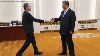 US Secretary of State Blinken meets with Chinese President Xi Jinping