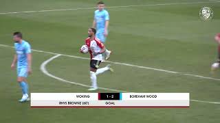 Woking 2-2 Boreham Wood | Match Highlights