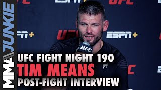 Tim Means wants 'good, fun fights' after third straight win | UFC Fight Night 190