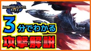 【MHRise】3分で分かる！バルファルク攻撃解説【MONSTER HUNTER RISE】