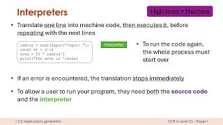 Translators: Assemblers, Interpreters, & Compilers