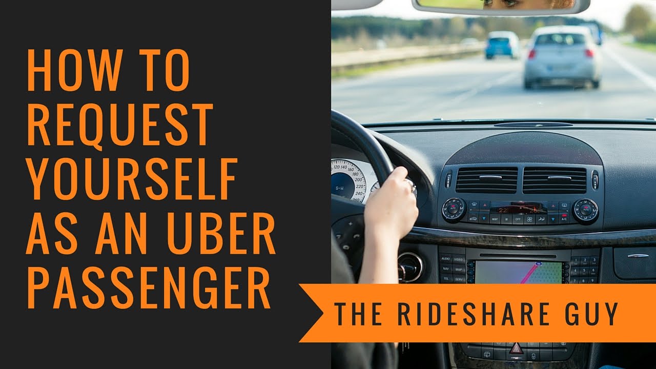 How Can Uber Drivers Request Themselves As Uber Passengers? - YouTube