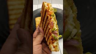 Grilled sandwich 🤤 #shorts #sandwich #sandwichrecipe #cheese #streetfood #youtubeshorts #shortvideo