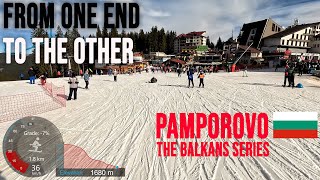 [4K] Skiing Pamporovo, From One End to the Other, Bulgaria, GoPro Hero11