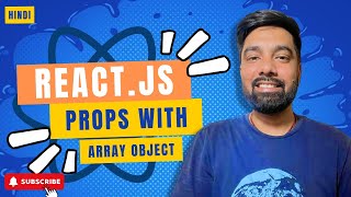 Props with Array and Object in React Hindi - 09 (React Tutorial) - Az Bytes