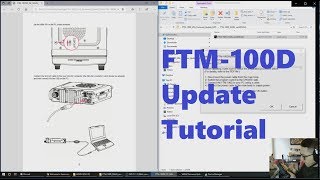 How to update Yaesu FTM-100D MAIN PANEL and DSP