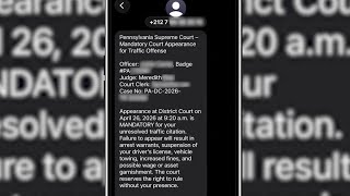 How to spot a court text scam