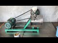 Motor running maize puffed food machine ,corn puffed extruder