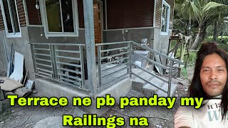 Terrace sa bahay ne pb panday my Railings na.