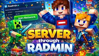 Radmin VPN: FREE SERVER in Minecraft to Play with Friends on LAN! (Mods)