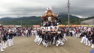 令和元年 寺田 建水分神社宮入(比叡の前) 南河内だんじり祭り 2019/10/19(土)