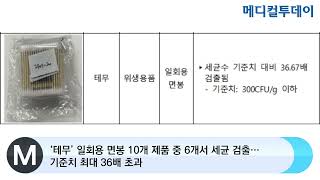 ‘테무’ 일회용 면봉 10개 제품 중 6개서 세균 검출…기준치 최대 36배 초과