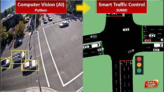 Smart Traffic Light with SUMO and Python Computer Vision (Full Course)