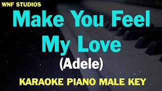 Adele - Make You Feel My Love (KARAOKE MALE KEY)