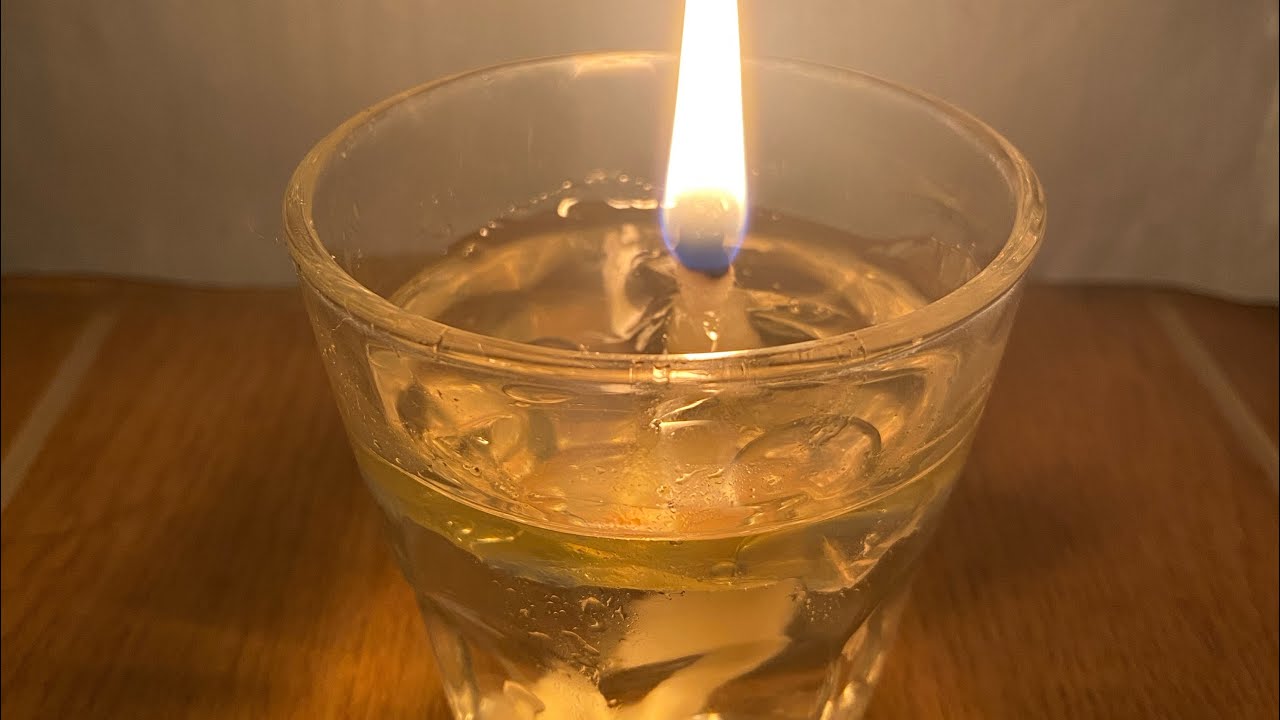Diy Water Candle Making Candle Using Water Tubig At Mantika Diy
